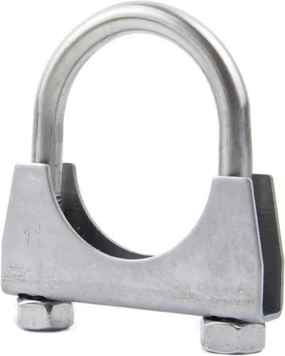 Miniatura 21 de Abrazadera de escape de perno en U de 1,5 pulgadas, abrazadera resistente del silenciador