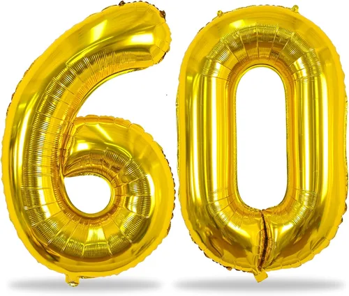 Miniatura 110 de Globos de oro rosa para cumpleaños número 16 para niñas, 40 pulgadas de gran tamaño, globos de lámina de mylar con el número 1 y 6, autoinflables