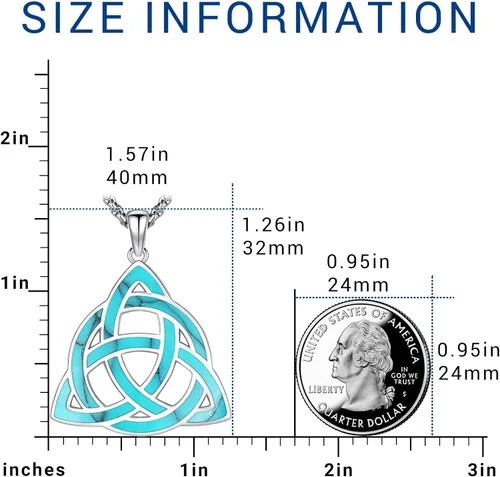 Miniatura 32 de Joyas de turquesa para mujeres y hombres de plata de ley 925 con colgante de urna para cenizas, collar con medallón de imagen, martillo de Thor