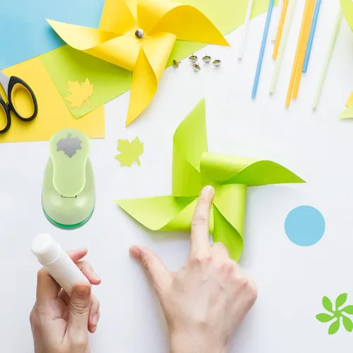 Miniatura 7 de UCEC Punzones de papel para manualidades, perforadora de manualidades de 1 pulgada, 6 piezas de perforadores para manualidades de papel, corazón