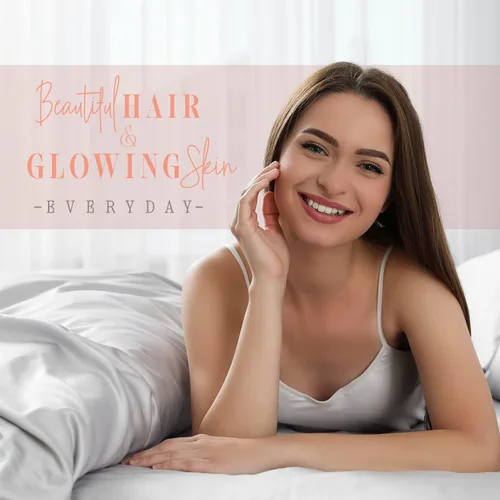 Miniatura 7 de Elegant Comfort Juego de 2 fundas de almohada de satén sedosas y lujosas para una piel y cabello más saludables, cierre con cremallera oculta