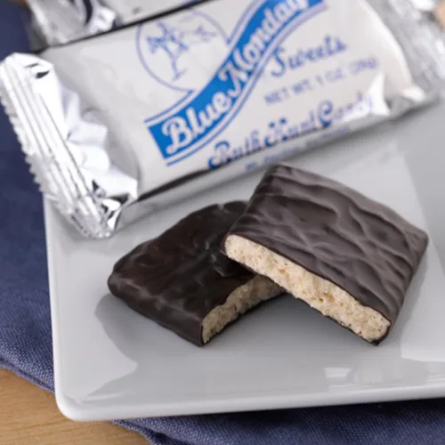 Miniatura 4 de Blue Monday Pulled Cream Candy - Barras de chocolate negro - Caja de 24 sabores originales