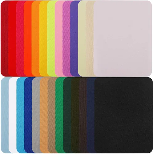Miniatura 5 de Augshy Parche para planchar, 29 parches para planchar para reparación de ropa, pantalones de mezclilla de 4.9 x 3.7 pulgadas (colorido)