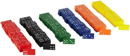 Miniatura 8 de ETA hand2mind Dominó con doble seis, codificados por colores, juego de 6.
