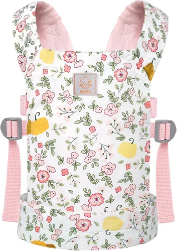 Miniatura 14 de GAGAKU Portabebés para Muñecas para Niñas Pequeñas - Juguete Portador de Animales de Peluche para Niños Pequeños - Flores de Cera Rosa