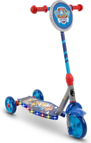 Huffy Toddler 3-Wheel Scooter for Kids, Multiple Colors & Licensed Character Graphics, Ages 3+, Durable Steel Frame, Wide Non-Slip Deck, Stable