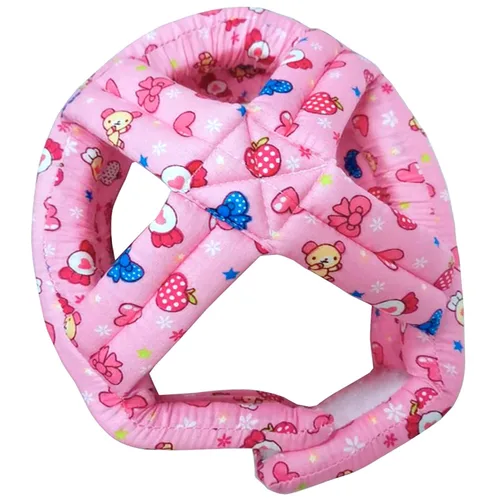 Miniatura 4 de IULONEE Casco ajustable para bebé, para bebé, para correr, caminar, gatear, casco para niños (caramelo rosa)