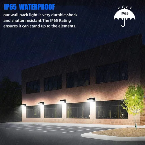 Miniatura 4 de Paquete de pared LED de 120 W con fotocélula del anochecer al amanecer, luz diurna de 5000 K, 15600 LM, repuesto para bombilla HPS MH de 500-600 W