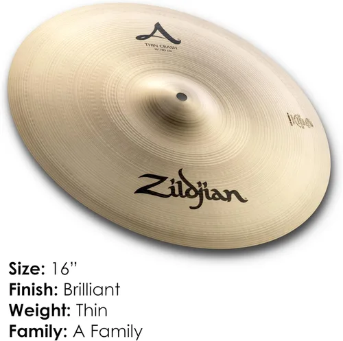 Miniatura 2 de Zildjian A0223 - Platillo delgado de 16 pulgadas