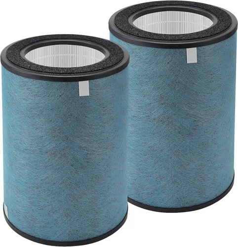 Paquete de 2 filtros de repuesto HP301 HP302 HP305 compatibles con purificador de aire Shark HP301, HP302 MAX, HP201 HP202 y HC501 HC502 Max, parte