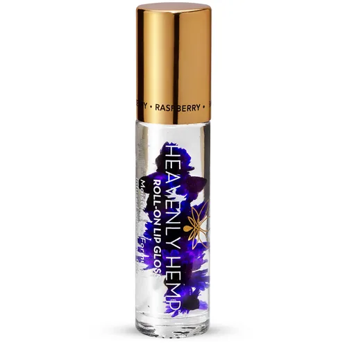 Miniatura 24 de Blossom Brillo Labial Roll on, Aceite Labial Hidratante Transparente Perfumado de Alto Brillo, No Pegajoso, Infundido con Flores Reales, Hecho