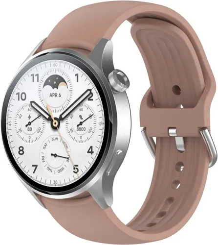Miniatura 8 de Senter Correa de repuesto de liberación rápida de goma suave de 0.866 in para reloj inteligente Xiaomi S1 pro