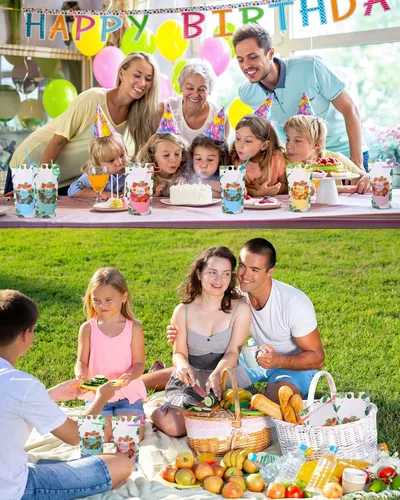 Miniatura 5 de Sieral - 200 bolsas transparentes para bebidas con pajitas para adultos, 16 oz, con cierre resellable, cremallera, de pie, bolsas de jugo