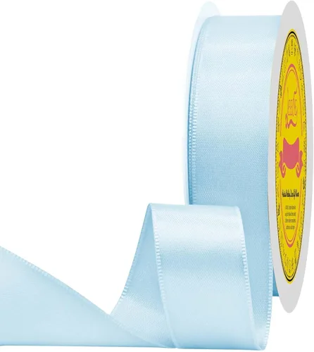 Miniatura 206 de Cinta de satén blanca antigua de doble cara de 1-1/2 pulgadas x 50 yardas, cinta de poliéster para envolver regalos, día de San Valentín, bodas