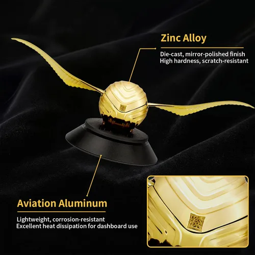 Miniatura 4 de Kwak's Ambientadores solares para automóvil, ambientador solar para automóvil con alas oscilantes para accesorios de decoración de autorrotación