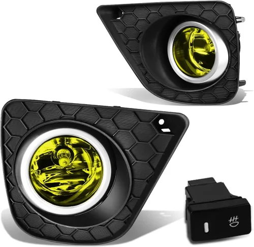 DNA MOTORING FL-ZTL-193-AM - Luz antiniebla para el lado del conductor y del pasajero, mejora la visibilidad [compatible con Honda Accord Coupe