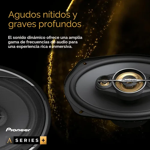 Miniatura 4 de PIONEER A-Series Plus TS-A1681F - Altavoces de 4 vías de 6.5 pulgadas (par) - 350 W máximo, sonido equilibrado + agudos suaves, graves mejorados