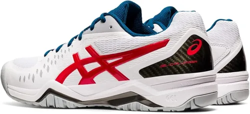 Miniatura 3 de ASICS Gel-Challenger 12 - Tenis de tenis para hombre, 8.5, blancorojo clásico, blanco, rojo (WhiteClassic Red)