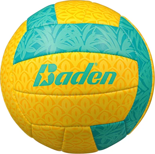 Miniatura 11 de Baden Fun Design Official Size & Weight Indoor & Outdoor Volleyball Bright & Beachy! Soft Touch Synthetic Leather, Durable Stitching All Ages