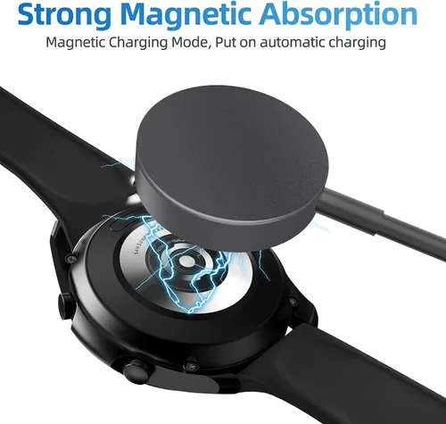 Miniatura 3 de Cargador USB tipo C para Galaxy Watch 6, compatible con Samsung Galaxy Watch 6/6 Classic/5/5 Pro/4/4 Classic/3/Active 2/Active Portable Fast