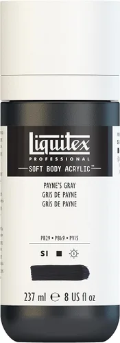 Miniatura 113 de Liquitex Professional Soft Body - Pintura acrílica, botella de 2 onzas (59 ml), blanco titanio Titanio Blanco