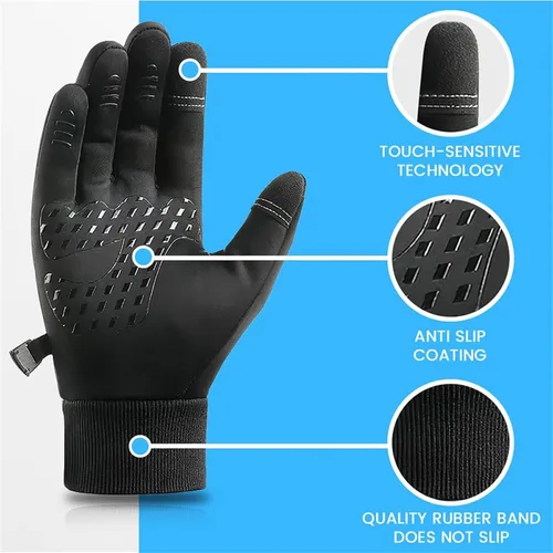 Miniatura 4 de KDGENG ARCTICZ - Premium Thermo Gloves, Arcticz Waterproof Windproof Thermal Gloves, Winter Non-Slip Touch Screen Gloves