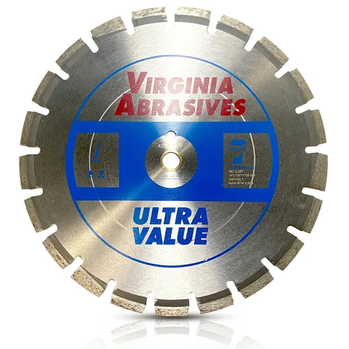 Miniatura 15 de Virginia Abrasives 425-08408 - Hoja de diamante de hormigón de uso general UV de 9 pulgadas - Cortador húmedo y seco para hormigón/asfalto