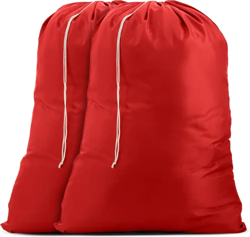 Miniatura 9 de Handy Laundry Nylon XL - Bolsa de gran capacidad con cordón de cierre, lavable a máquina, se ajusta a cestas o cestos de lavandería, sostiene 3 Verde