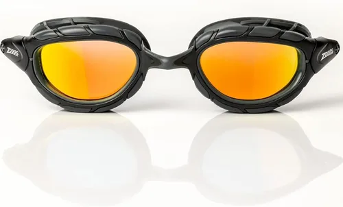 Miniatura 2 de Zoggs Gafas de natación unisex de titanio Predatоr para adultos con junta ultra ajustada y lentes curvos espejados con protección UV antivaho