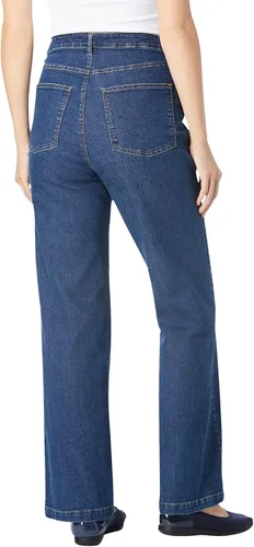 Miniatura 3 de Woman Within Jeans elásticos de pierna ancha para mujer, Multi