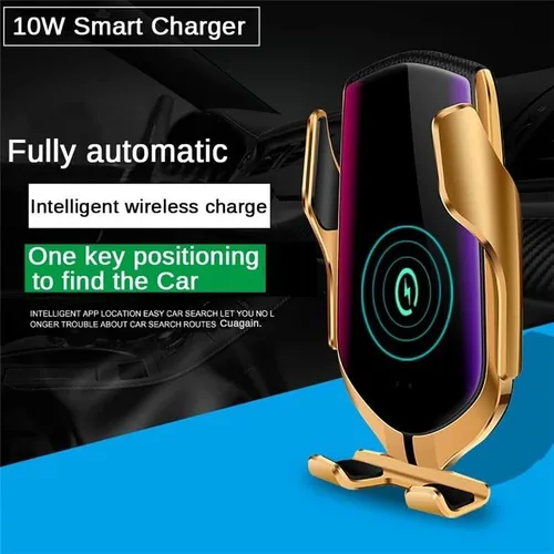 Miniatura 4 de Sujeción automática 10W Cargador inalámbrico para coche Soporte de teléfono de ventilación de aire para iPhone 13 Huawei Samsung Xiaomi Soporte