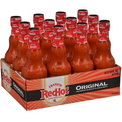 Miniatura 25 de Frank's RedHot Paquetes originales de salsa de pimienta de cayena, 200 unidades, un paquete de 200 unidades de paquetes de salsa picante Frank's