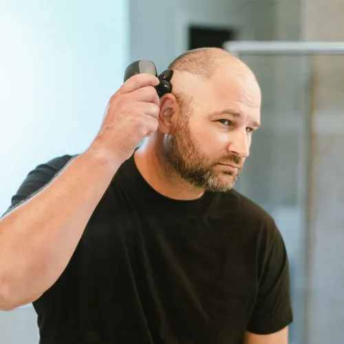 Miniatura 9 de FREEDOM GROOMING The FlexSeries - Afeitadora de cabello eléctrica inalámbrica y recargable para hombre; novedosa afeitadora con cuchillas