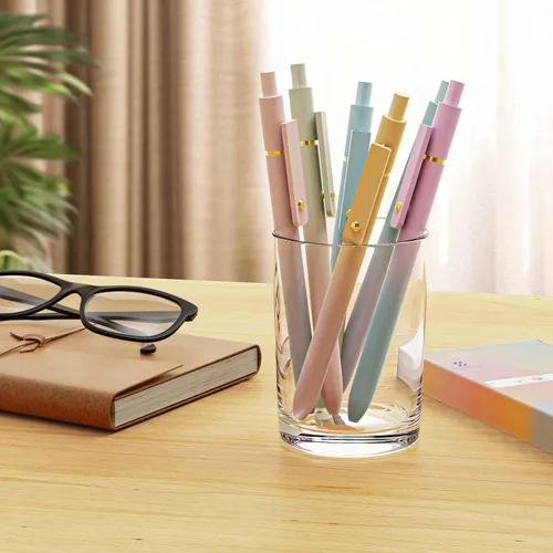 Miniatura 6 de MIUTME Bolígrafos de gel, bolígrafos de tinta negra de secado rápido de 0.020 in, bolígrafos de escritura suave de punta fina, bonitos suministros