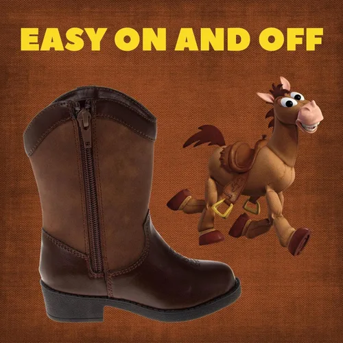 Miniatura 3 de Disney Pixar Toy Story Woody - Botas vaqueras occidentales para niños pequeños
