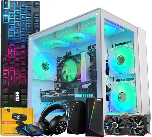 Miniatura 13 de MTG Khuno Gaming Tower PC - Intel Core i7 4ª generación, RTX 3060 12GB 192 bits, 16 GB RGB ARGB Ram, 512 GB Nvme, combo de cámara web gamer, Windows