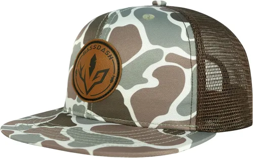 Miniatura 29 de BASSDASH Gorra de Camionero de Ala Plana Ajustable con Snapback y Malla para Hombres y Mujeres