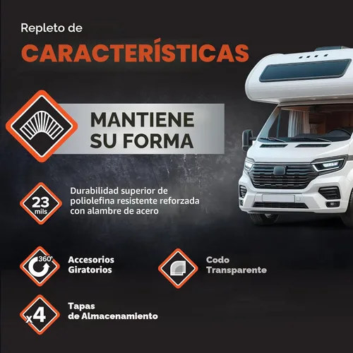 Miniatura 2 de Camco - Kit de extensión para manguera de alcantarilla , kit de manguera para alcantarilla - 6 m
