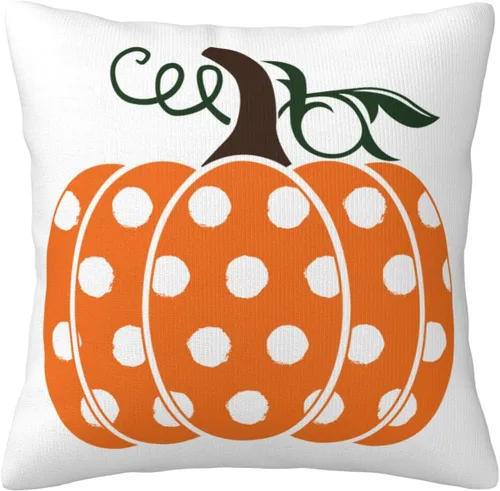 Miniatura 6 de JOOCAR Fundas de almohada de calabazas azules de 12 x 20 pulgadas, funda de almohada lumbar de otoño, decoración de Acción de Gracias, fundas