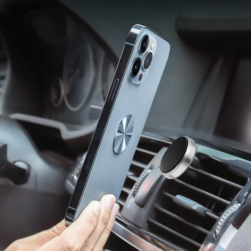 Miniatura 3 de Paquete de 2 adhesivos para placa de metal para soporte magnético de teléfono de automóvil, adhesivo para cuna (compatible con soportes magnéticos)