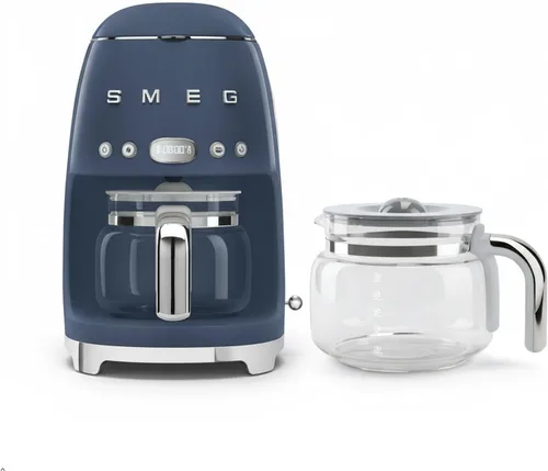 Miniatura 4 de Smeg Cafetera de goteo retro de los años 50 con jarra de vidrio extra (azul pastel)