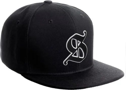 Miniatura 1144 de Daxton Gorra clásica con visera de billete plano con letras del alfabeto inglés antiguo de la A a la Z