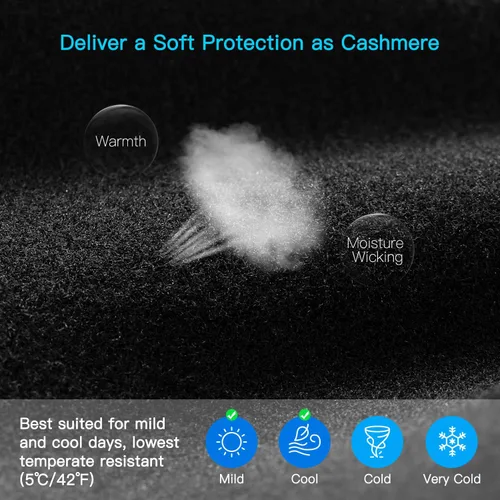 Miniatura 2 de Unigear Lightweight Running Gloves Touch Screen Anti-Slip Warm Gloves Liners for Cycling Biking Sporting Driving for Men Women
