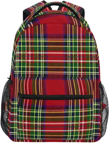 JIPONI Mochila para mujeres y hombres, mochila escolar para estudiantes, mochila de viaje para computadora portátil, mochila Daypack-F, Navidad,