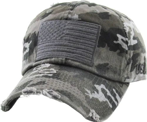 Miniatura 33 de KBETHOS Tactical Operator Collection USA Fishing Mesh Ballcap Flag Patch America Outdoors Trucker Baseball Cap
