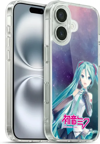 Miniatura 54 de Head Case Designs Licencia Oficial Hatsune Miku Gráficos Lindos Carcasa de Gel [Protección de Grado Militar] Compatible con Apple iPhone 7