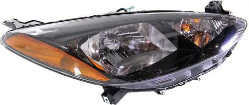 Miniatura 6 de Para 2011-2014 Mazda 2 faro delantero conductor y lado del pasajero certificado CAPA MA2518144 MA2519144-Reemplaza DR61-51-0L0D, DR61-51-0K0D