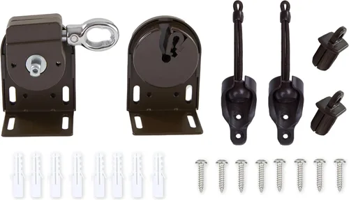 Miniatura 9 de Kit elástico + soporte inalámbrico, accesorios de instalación de repuesto universales para sombrilla de interior/exterior y persianas enrollables