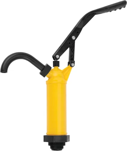 Miniatura 5 de Performance Tool W54269 Bomba de Barril de Acción de Palanca de Propósito General Amarilla - Se adapta a tambores de 15 a 55 galones