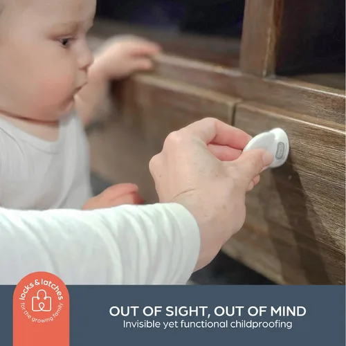 Miniatura 3 de Dreambaby Llave de repuesto de repuesto para cerradura magnética adhesiva Dreambaby (1 unidad), apta para cerraduras magnéticas adhesivas Dreambaby